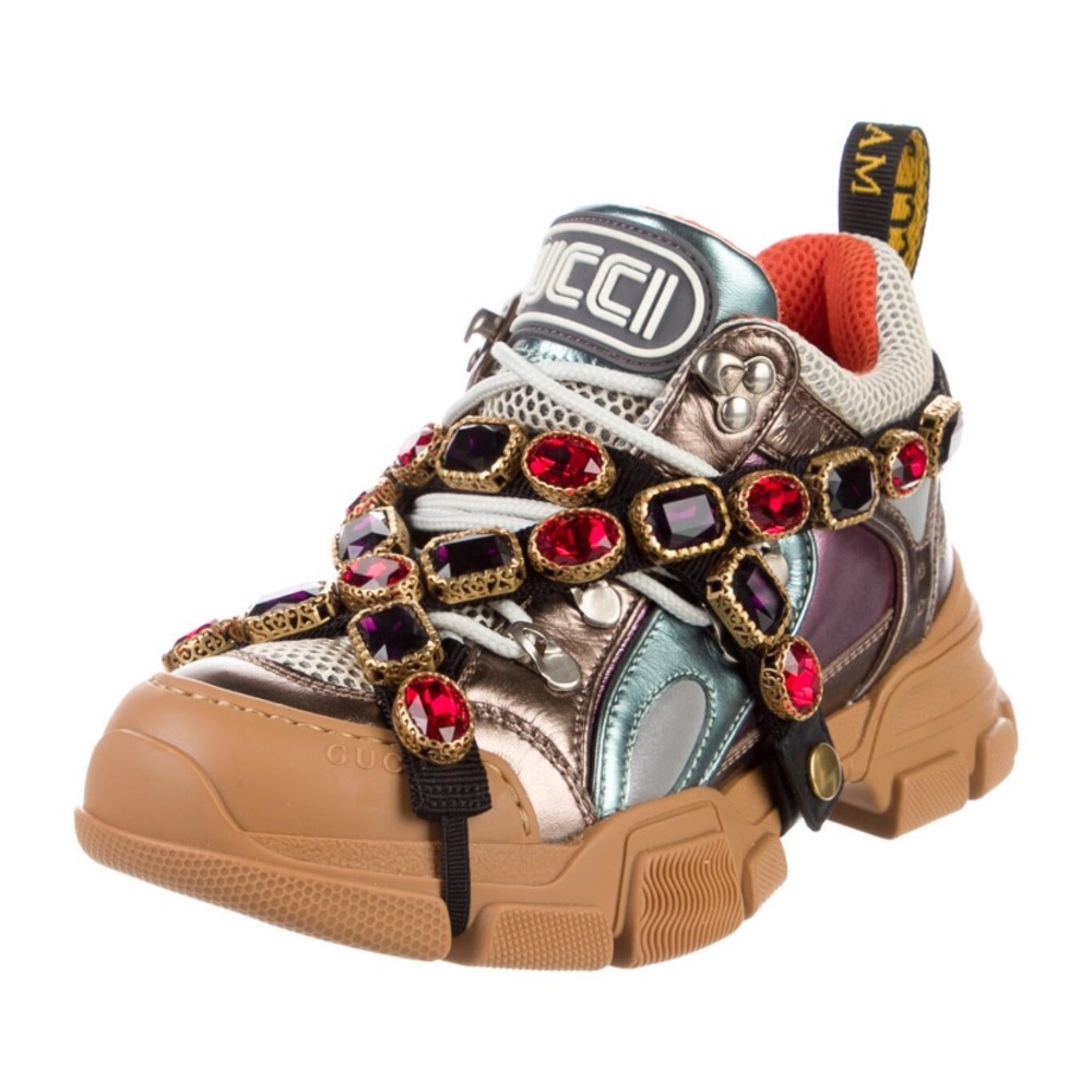 Gucci flashtreck with crystals